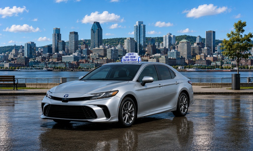 Toyota Camry for comfortable taxi service in Montreal