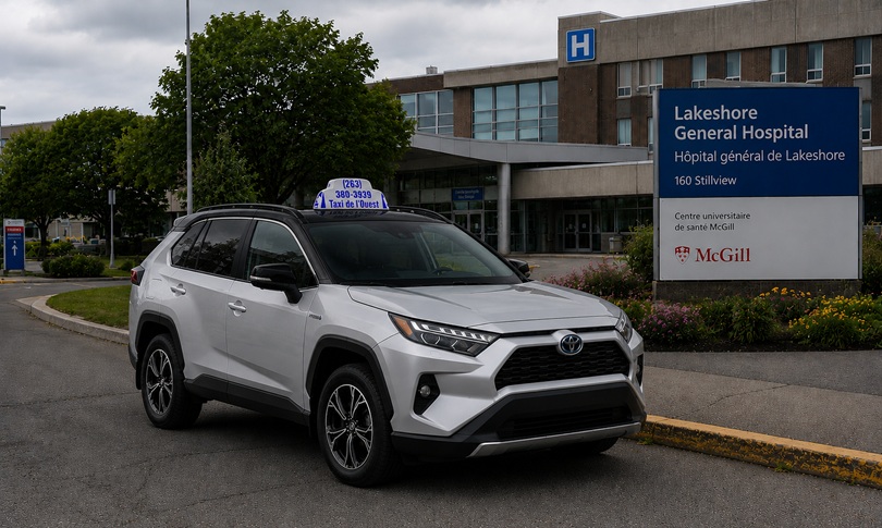 Toyota RAV4 taxi for Montreal airport trips